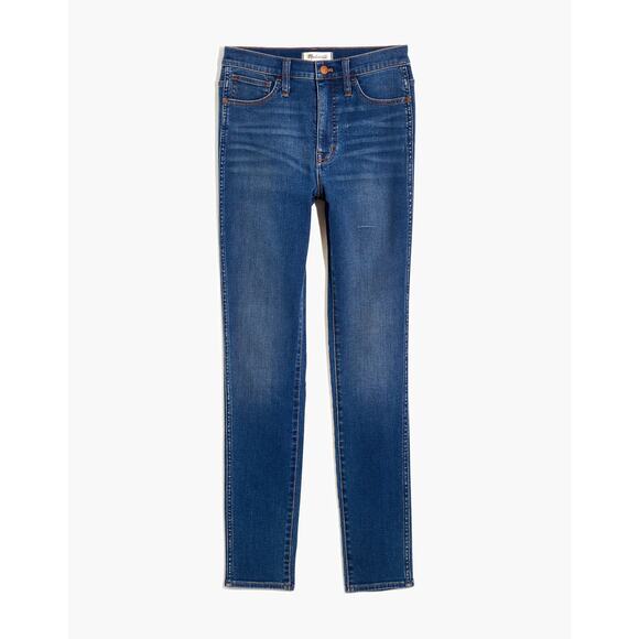 Madewell SZ 32 10" High-Rise Roadtripper Supersoft Jeans in Playford Wash Denim - Picture 2 of 16